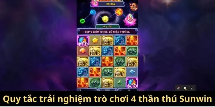 Những linh vật quan trọng trong trò chơi 4 thần thú Sunwin